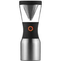 Asobu Cafetière à infusion à froid , Acier inoxydable argenté