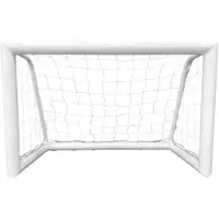 Sporti France Reversible Fixed Mini 150 Cm Football Goal Argenté 150 x 100 x 70 cm