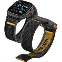 Spigen Band Athlex Air (44 mm, 45 mm, 46 mm, 49 mm, Nylon), Sangles de montre, Noir