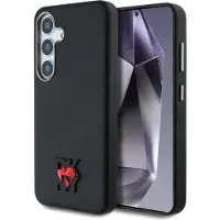 DKNY Leather Heart Of Ny Case pour Samsung Galaxy S25 Noir