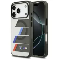 BMW M Iml Metal Buttons Tricolor Lines Magsafe Iphone 17 Pro Max Phone Case Gris