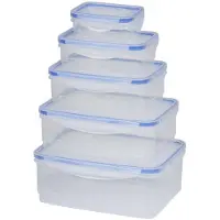 Alpina set de boîtes de rangement 0,17 - 2,3 litres polypropylène 10 pièces