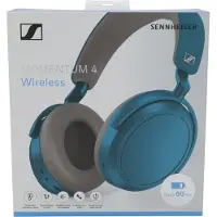 Sennheiser MOMENTUM 4 Wireless Casque Sans fil Arceau Musique/Quotidien Bluetooth Bleu