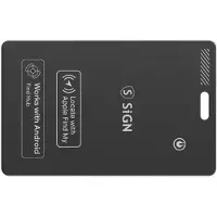 Sign Ultra Slim Locator SmartCard – Black, Traceur, Noir