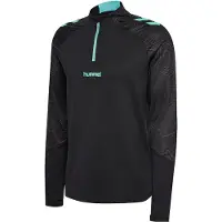 Hummel Sweat de sport bleu clair / noir