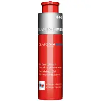 Clarins Gel Energisant ClarinsMen, Homme, 50 ml, Gel, Peau mixte, Peau sèche, Peau normale, Peau grasse, Nettoyer, Hydrater, Flacon pompe