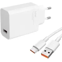 KALANKA -Chargeur Rapide 33W avec Câble USB-C 2 M, Chargeur Turbo pour Xiaomi Redmi Note 13/12/11 Pro/11s/10/12 Pro/13 Pro, Xiao-mi 14/12/10T/11 Lite/10 Lite, POCO X6/X3/F3/X5/M5/F2 Pro