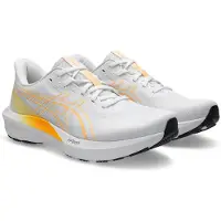 Asics Chaussure de course 'GT-1000 15' jaune / orange pastel / blanc