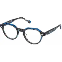 Sting Lunettes de vue - - VST571V - Acétate marron/bleu - Rondes - 49/22/145