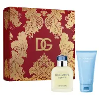 Dolce&Gabbana Edt Spray 75ml/Body Cream Donna 50ml Dolce & Gabbana Light Blue Pour Homme Giftset