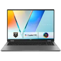 Asus PC portable Vivobook 14 Flip TP3407SA-DRFSG182W 14” OLED 60 Hz Ecran tactile Intel Core Ultra 7 16 Go RAM 512 Go SSD Gris