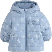 Next Veste d’hiver bleu clair / blanc