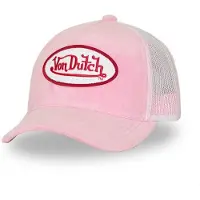 Von Dutch Casquette rose / blanc