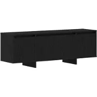 vidaXL Meubles TV, 120 x 30 x 40,5 cm, noir, imitation chêne
