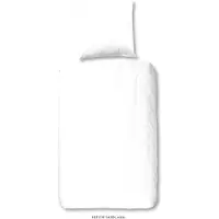 Muller Textil Housse de couette Uni 135x200 cm Blanc
