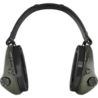 Sordin Cache-oreilles Supreme X2 Headband leather Gel, green