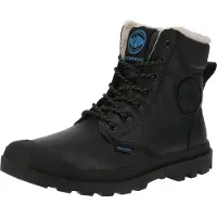 Palladium Baskets hautes 'Pampa' bleu / noir