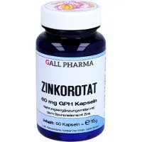 Hecht Pharma GmbH Geschäftsbereich Handelsware GALL PHARMA Zinkorotat 60 mg GPH, capsules, boîte de 60 capsules