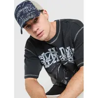 Ed Hardy Casquette mastic / bleu denim / bleu clair