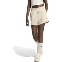 Adidas Kit Small Logo 4´´ Shorts Beige L Femme