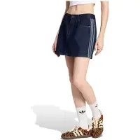 Adidas Originals Mid Rise Denim Skirt Bleu 34 Femme
