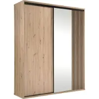 KIER FURNITURE Armoire AIMY - largeur 179 cm, chêne artisan