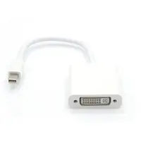 PNY Technologies Zubehör: Kabelpeitsche mDP =>DVI-D (Single-L.) (0.10 m), Câble vidéo, Blanc, Noir