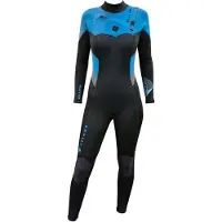 Seland Bahia Ii 5/4/3 Mm Woman Long Sleeve Back Zip Neoprene Suit Noir XS Femme