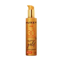 Nuxe Sun Sun Oil Gold SPF 30 huile solaire visage et corps illuminateur SPF 30 150 ml