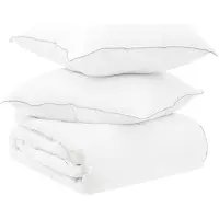 vidaXL Ensemble de draps , 2 pièces, 240 x 260 cm, collection été, fibre de bambou, 150 g/m²