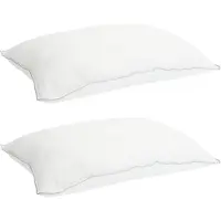 vidaXL Ensemble de literie avec oreiller, blanc, 260 x 240 cm, polyester et bambou