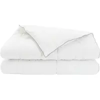 vidaXL Couette blanche 155 x 200 cm en fibre de bambou
