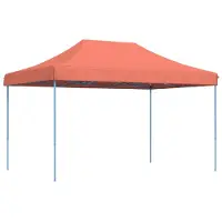 vidaXL Tente de réception pliante Pop-Up rouge terracotta 440x292x315 cm