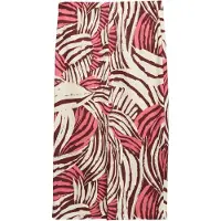 s.Oliver Jupe beige clair / brun foncé / framboise