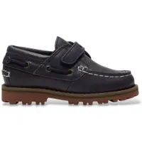 Timberland unisex pour enfant. TB0A5P7AEP81 Náuticos de Piel Authentic marino (25.5), Cuir, Plat, Aucun, Casuel, Marine, mode enfantine