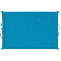 vidaXL Coussin de chaise longue bleu 186x58x4 cm tissu oxford