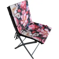 Bertoni Coussin imperméable pour chaise de jardin TIP avec dossier 80 x 40 x 2,5 cm Lilly
