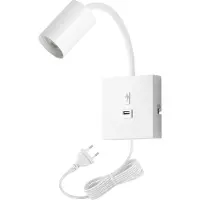 Immax PUNTO-1 Spot mural orientable pour ampoule GU10 9 W/240 V, blanc