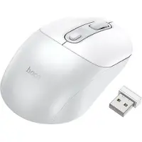 Hoco Souris d'ordinateur sans fil 2.4G GM28 blanche grise