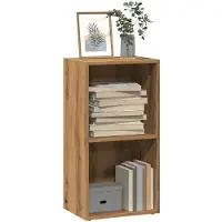 vidaXL Bibliothèque chêne artisanal 40x30x77 cm bois d'ingénierie