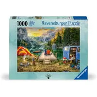 Ravensburger Puzzle 12000076 - Calm Campsite - 1000 pièces Puzzle pour adultes et enfants à partir de 14 ans