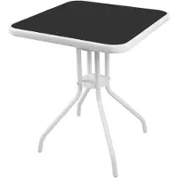 Linder Exclusiv GmbH Linder Exclusiv Table de jardin BISTRO MC33081WB 60x60x70 cm