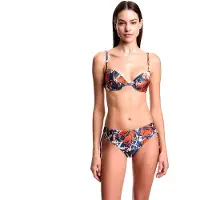 Emporio Armani pour femme. EW000800_AF20242 Bikini imprimé floral (L), Beachwear, Polyamide, Marine