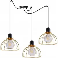 Light hom Plafonnier Lustre Golden Spider Loft
