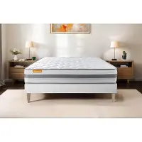 Septnuits Matelas Ressorts ensachés 140x200 Memo Spring 3 zones de confort MAXI épaisseur