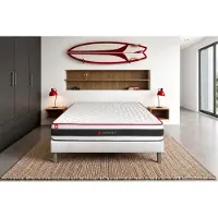 Somness Matelas 90x200 cm à ressorts ensachés et à mémoire de forme - Energy
