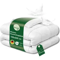 Dreamstar Couette en duvet | chaude | Couette d'hiver 135 x 200 cm | 70 % de duvet | 790 g de garnissage |