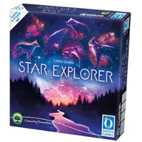 Queen games , Star Explorer - Family & Friends, Jeu de stratégie, Découvrir le ciel nocturne étoilé, Pour 1 à 4 joueurs à partir de 8 ans