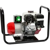Elmag - Benzin-Hochfrequenz Umformer Modell HFUM 1kVA, HONDA-Benzinmotor GX160 auf 42V/200Hz, Strom