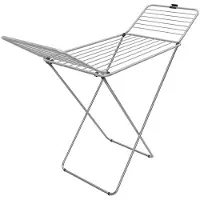 Vileda Séchoir à linge Tender en acier avec grille en aluminium anti-froissage, 20 mètres